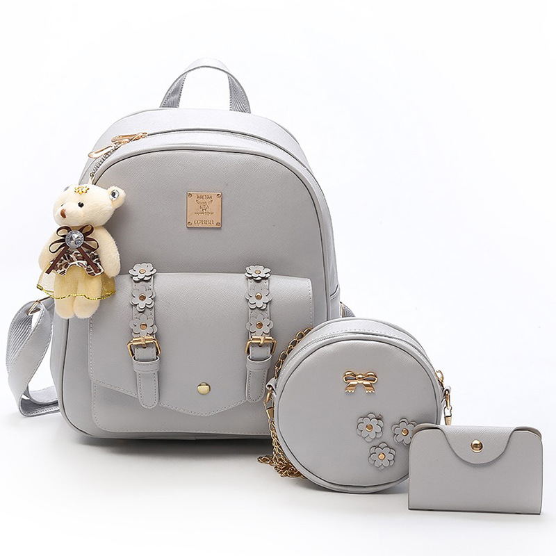 GZ235 Fashion Soft Leather Cool Backpack for Teenage Girls School | Touchy  Style