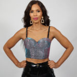 Trendy Cara shimmer bustier