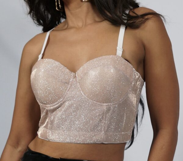 Trendy Cara shimmer bustier Trendy Cara shimmer bustier