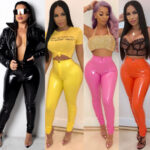 Candy PU Leather Pants