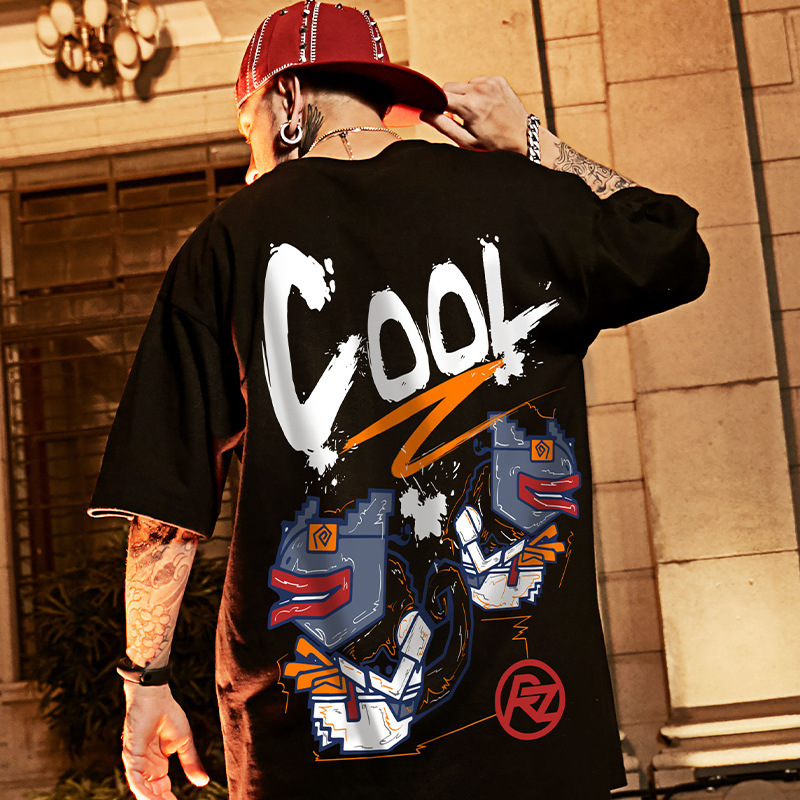 Cool short-sleeved men's t-shirt - Lunathi