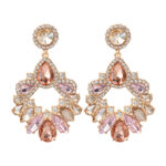 Trendy women's colourful earrings