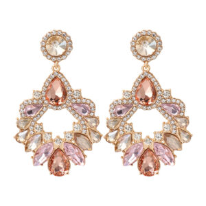 Trendy women's colourful earrings