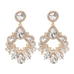 Trendy women's colourful earrings