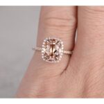 Rose gold dress ring
