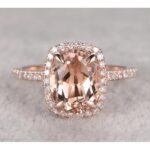 Rose gold dress ring
