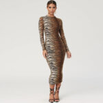 Nala tiger-print dress