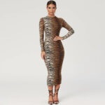 Nala tiger-print dress