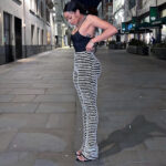 Zelia striped pants