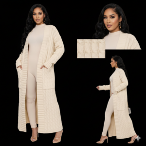 The Carmen Longline Cable Knit Jersey2